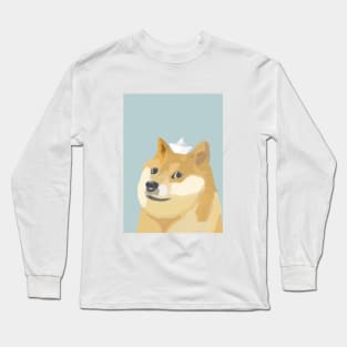 cute doge art Long Sleeve T-Shirt